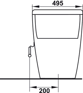 Bồn Cầu 1 Khối Iconic Hafele 588.79.401